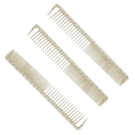 thick measuring comb|Amazon.com : Hair Cutting Combs with Ruler Measurements, .